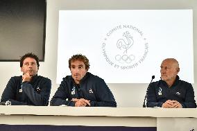 French surf team press conference in Paris FA