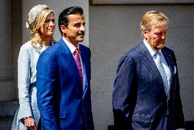 Emir Of Qatar Visits Netherlands - The Hague