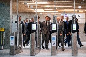 Inauguration Of The Metro Line 14 Extension - Saint-Denis