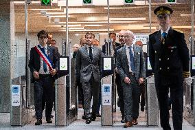 Inauguration Of The Metro Line 14 Extension - Saint-Denis