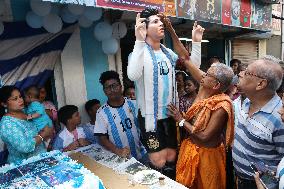 Birthday Celebration Of Lionel Messi In West Bengal