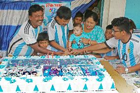 Birthday Celebration Of Lionel Messi In West Bengal