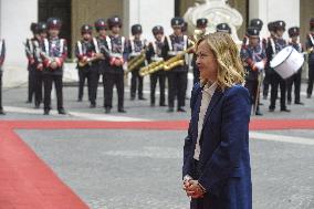 Giorgia Meloni Receives Singapore President - Rome