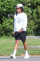 Jay-Z Out And About - Hamptons