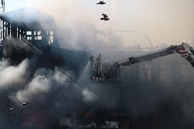 Several Buildings Were Gutted In A Fire Incident In Srinagar