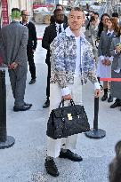 PFW Thom Browne Outside Arrivals