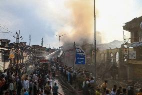Fire Engulfs In Srinagar
