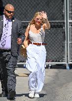 Sienna Miller At Jimmy Kimmel Live - LA