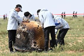 China's Space Probe Returns With Rare Moon Rocks