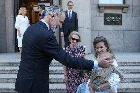 King Felipe Visits Republic of Latvia