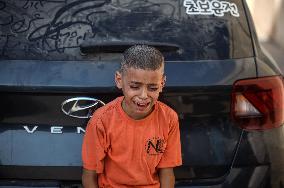 Aftermath of Israeli Airstrike In Gaza, Palestine
