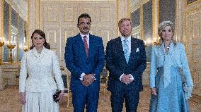 Dutch Royals Receive Qatar’s Emir - The Hague
