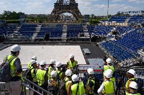 (SP)FRANCE-PARIS-OLYMPICS-VENUE-EIFFEL TOWER STADIUM