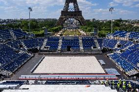 (SP)FRANCE-PARIS-OLYMPICS-VENUE-EIFFEL TOWER STADIUM