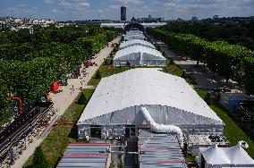 (SP)FRANCE-PARIS-OLYMPICS-VENUE-CHAMP DE MARS ARENA