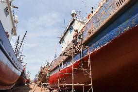 Ship Maintenance During Fishing Moratorium