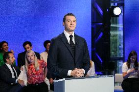 Political Debate On TF1 - Boulogne-Billancourt