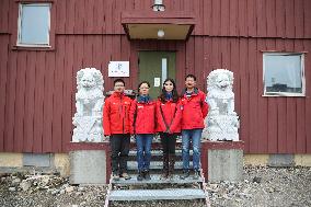 NORWAY-NY-ALESUND-YELLOW RIVER STATION-CHINESE RESEARCHERS