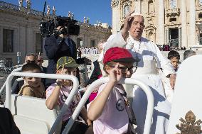 Pope Francis Wednesday Audience - Vatican