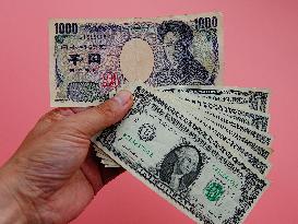Japanese Yen and US Dollar