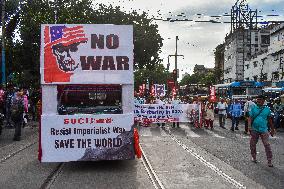 Anti - War Protest In India.