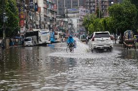 Waterlogged In Dhaka, Bangladesh