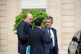 Weekly cabinet meeting at the presidential Elysee Palace - Paris