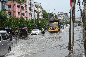 Heavy Monsoon Rainfall In Dhaka