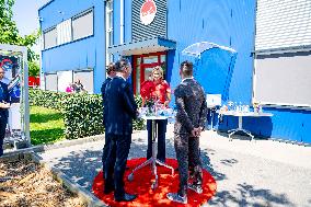 Queen Maxima Visits Vereniging Circulair Friesland - Netherlands