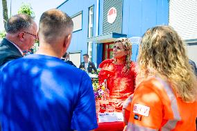 Queen Maxima Visits Vereniging Circulair Friesland - Netherlands