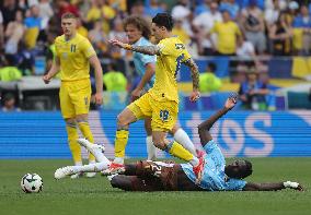 (SP)GERMANY-STUTTGART-FOOTBALL-EURO 2024-BELGIUM VS UKRAINE