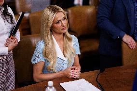 Paris Hilton Testifies About Childhood Abuse - Washington