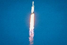 SpaceX Falcon Heavy Launches GOES-U From NASA Kennedy Space Center