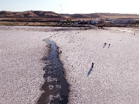 Salt Lake In Central Anatolia Region - Turkey