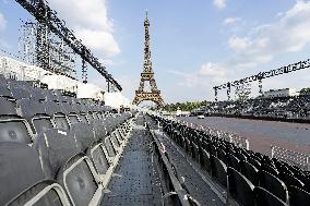 Trocadero before Paris Olympics