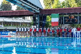 International waterpolo match - Men's Test Match - Italy vs Romania