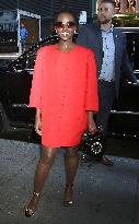 Lupita Nyong'o Arrives At Cbs Mornings - NYC
