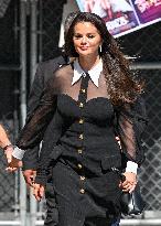 Selena Gomez At Jimmy Kimmel Live - LA
