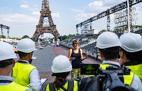 (SP)FRANCE-PARIS-OLYMPICS-VENUE-TROCADERO