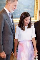 Royals Hold An Audience - Madrid