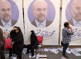 Iran-Mohammad Bagher Ghalibaf-Last Day Of Election Campaigns