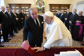 Pope Francis Receives Fra' John Timothy Dunlap - Vatican