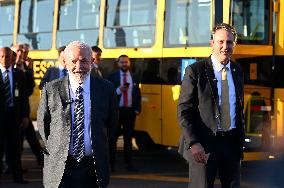 Brazil's President Luiz Inacio Lula Da Silva Hands Over School Buses