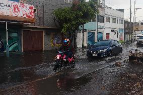 Flooded Streets Due To Heavy Rain