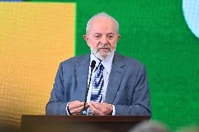O President Of Brazil Luiz Inácio Lula Da Silva Attends The 3rd Plenary Meeting Of The Council For Sustainable Social Economic D