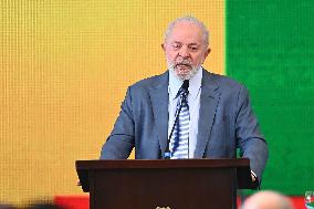 O President Of Brazil Luiz Inácio Lula Da Silva Attends The 3rd Plenary Meeting Of The Council For Sustainable Social Economic D