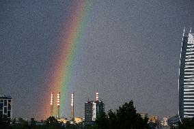 Rainbow Over Sofia.