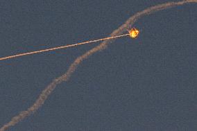 Israeli Anti-Missile System Intercepts Rockets Fired From Lebanon