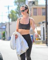Olivia Wilde Departs The Gym - LA