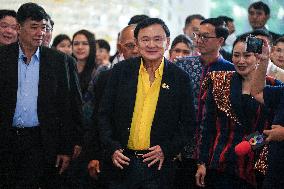 Thaksin Shinawatra Attends THACCA SPLASH Soft Power Forum 2024.